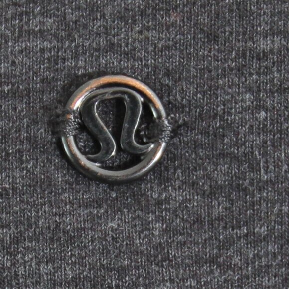 Lululemon Coast Wrap II Heathered Black Gray Cardigan Sweater Open Front Size 6 - Picture 11 of 15